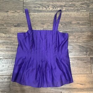 Banana Republic Peplum Pleated Top